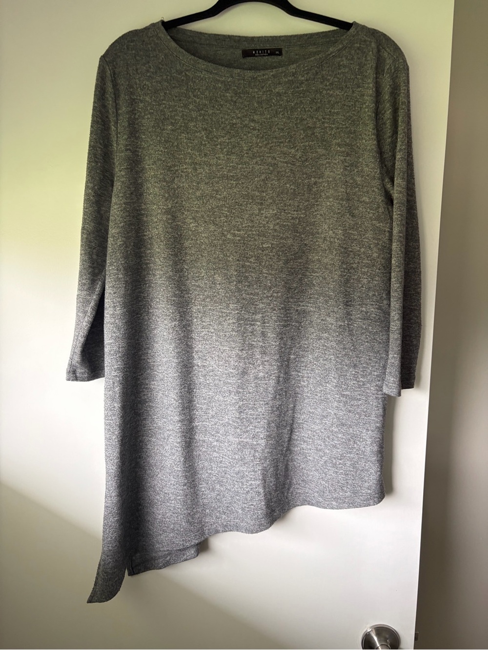 Mohito Gray Ombre Longline Tunic - Size XXL